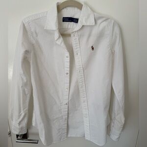 Ralph Lauren Slim Oxford Button Down - barely worn size 0